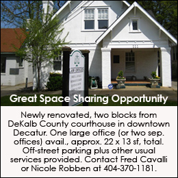Law office space available in downtown Decatur